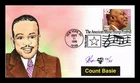 US COVER COUNT BASIE BANDLEADER LEGENDS OF MUSIC FDC PUGH HAND PAINTED