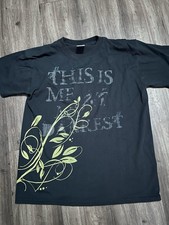 VTG MySpace Era Shirt This Is Me At My Darkest Emo 2000’s Size M Y2K Rare