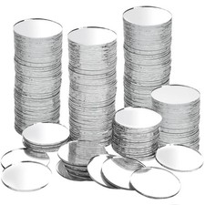 200pcs Small Round Glass Mirrors, 1 Inch Round Mirror for Cafts, Mini Circle ...