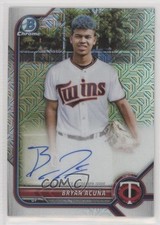 2022 Bowman Mega Box Chrome Mojo Bryan Acuna Bryan Acuña #BMA-BA Auto 0f5t