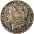 1895-S Morgan Silver Dollar Nice F Key Date Decent Eye Appeal Nice Strike