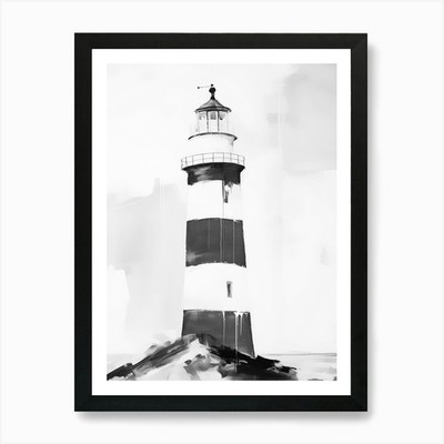 Lighthouse 16 Art Print Framed Wall Art Poster Canvas Print Picture