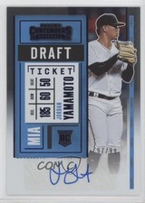 2020 Panini Contenders Rookie 2 Draft Ticket Blue 97/99 Jordan Yamamoto #167 fm0