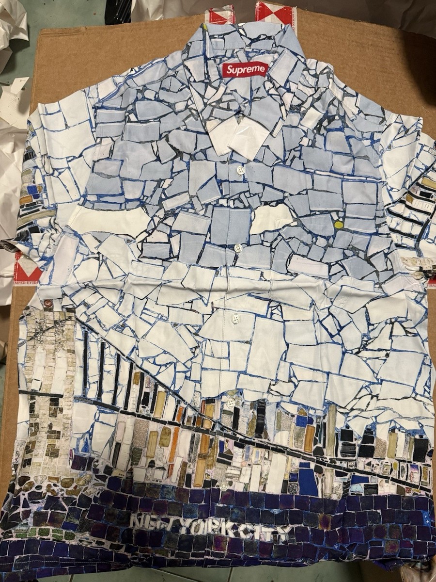 Supreme Jim Power Stained Glass Mosaic Shirt Size Medium | eBay Supreme Jim Power Stained Glass Mosaic Shirt Size Medium | eBay
