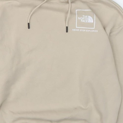 Sudadera con capucha para mujer The North Face beige, talla L - Imagen 10 de 12