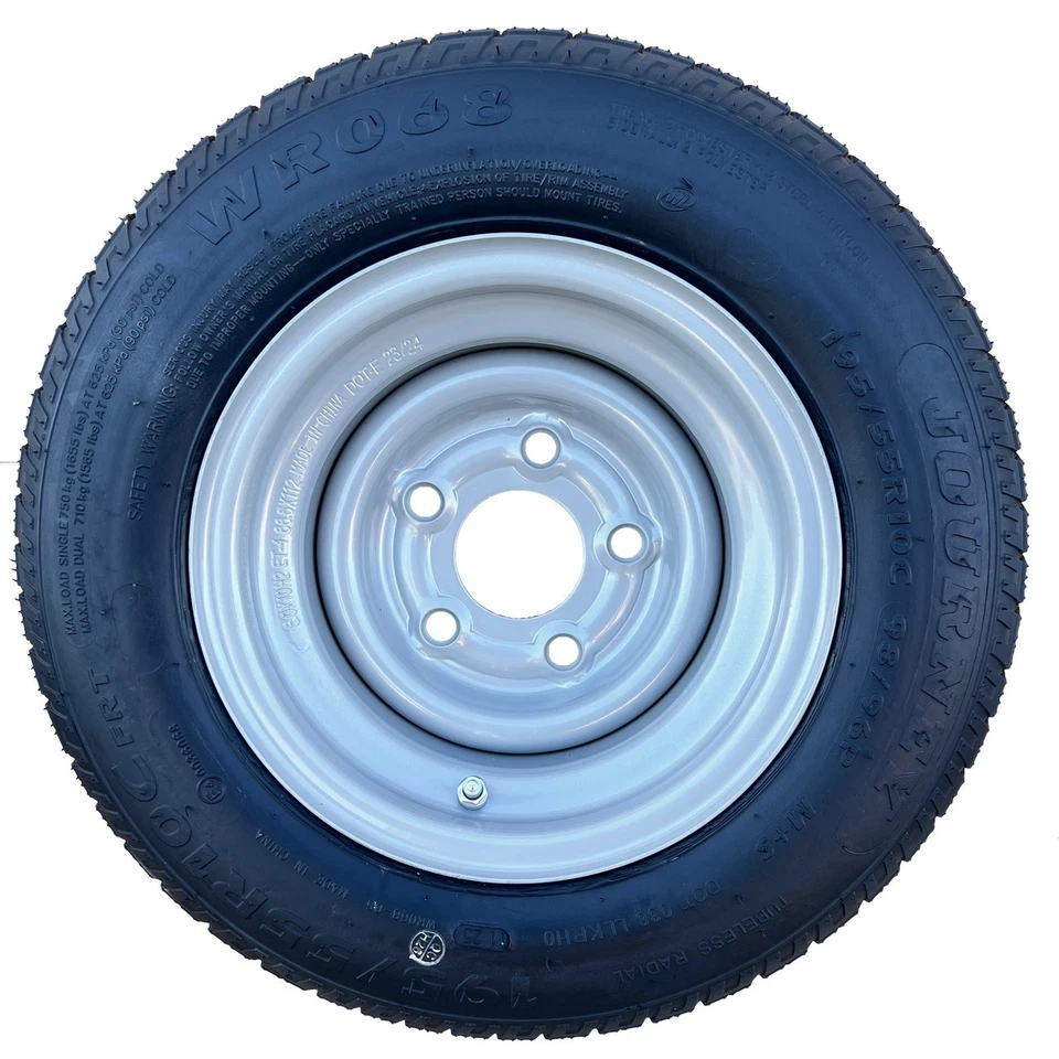 195/55 R10C Komplettrad Journey 6Jx10 ET-4 LK 5x112 DOT:2025 - Metallventil - Bild 2 von 4