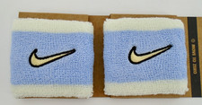 Nike Swoosh Wristbands Adult Dri-Fit Cobalt Bliss/Volt Tint/Soft Yellow