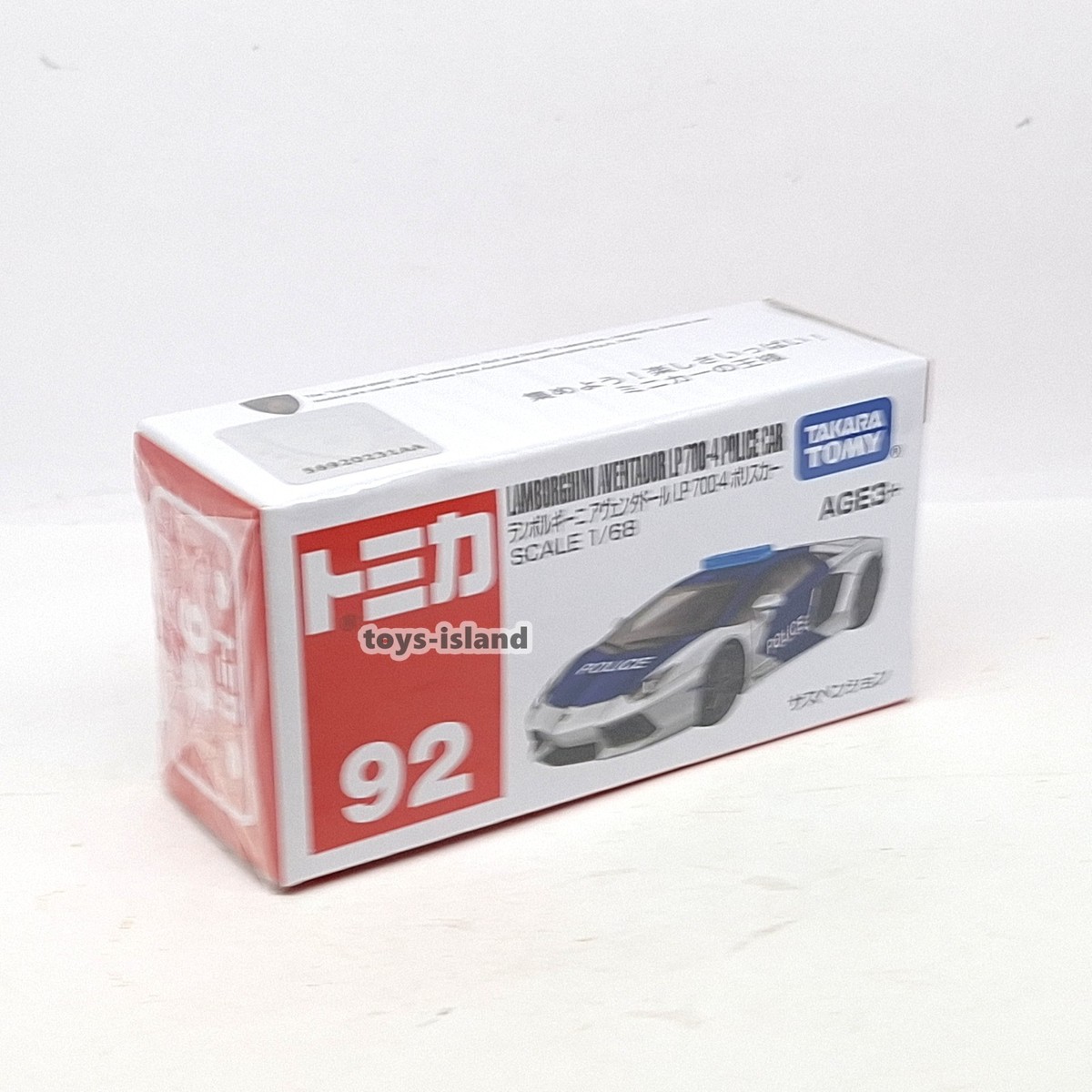 TOMICA 92 ASIA LIMITED LAMBORGHINI AVENTADOR LP 700-4 POLICE CAR 1