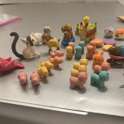 Vintage Lot 35 Variety Of Figurines Toys Collectables Small Ones Are Rubber OR