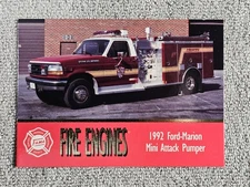 1993 FAMA Bon Air Series 1 #52 1992 Ford-Marion Mini Attack Pumper Ritchie, MD