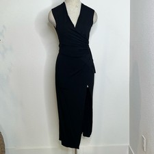 Reformation Sage Wrap Dress