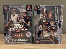 2x  2025 TOPPS CHROME VALUE BLASTER BOX NFL FOOTBALL NEW/SEALED