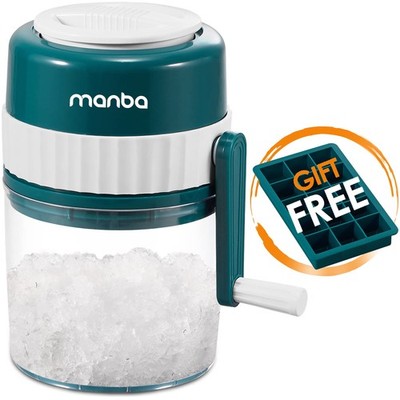 MANBA Ice Shaver & Snow Cone Machine, Portable Ice Crusher, BPA Free