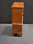DOLLHOUSE 1:12 WOODEN TALL CHEST OF 8 WORKING DRAWERS BEDROOM MINIATURE VINTAGE  — photo 6