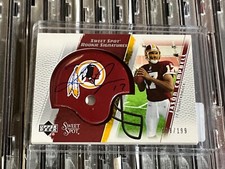 K4-72 FOOTBALL CARD - JASON CAMPBELL ROOKIE - AUTOGRAPHED - 2005 UPPER DECK . rookie card picture