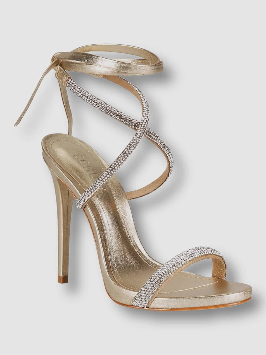 Crystal strappy sale sandals