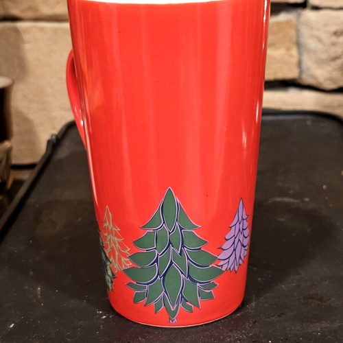 Starbucks Coffee Cup 2020 Red 16oz Christmas Holiday Mug with Christmas Trees - Picture 11 of 15