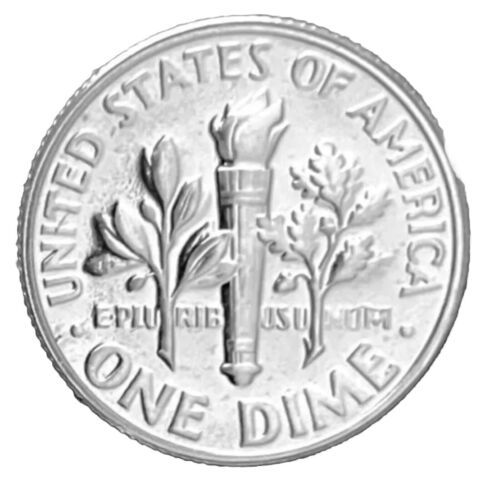1961-P Roosevelt Dime Gem 90% Silver Proof US Coin | FAST FREE SHIPPING! - Picture 2 of 5