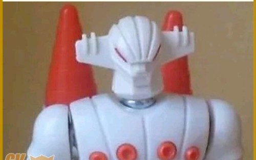 Testa (repro) Micronauti Jeeg Robot Force Commander version micronauts custom