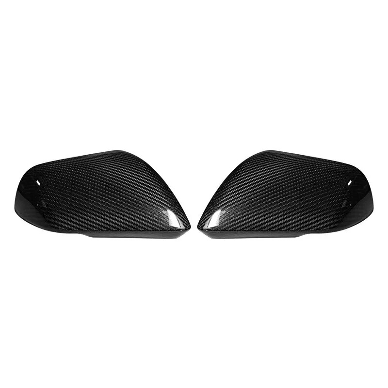 Fits For 2024-2025 Ford Mustang Real Carbon Fiber Car Rear View Side Mirror Trim