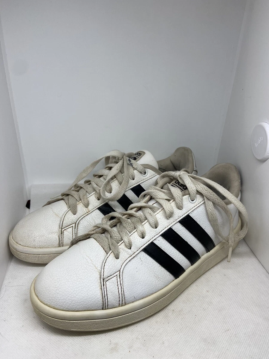 jugar Eliminar En respuesta a la Adidas NEO Baseline Mens Sneakers Shoes AW4257 Size 8 White Black Stripes |  eBay