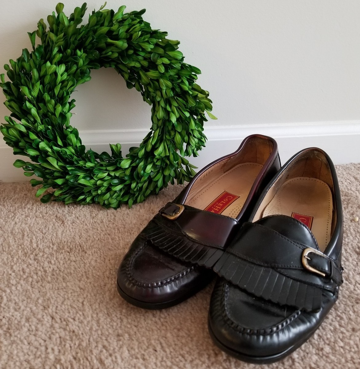 COLE HAAN City Penny Loafer Kiltie Oxfords Cordovan Leather Men Shoe Sz 12B $_57.JPG?set_id=8800005007 main image 2