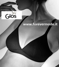 Women's Gios Wireless Non-Padded Cotton Double Layer Bra Art Sesame