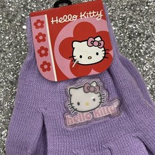 New hello Kitty Sanrio winter gloves 2007 Vintage Purple Small