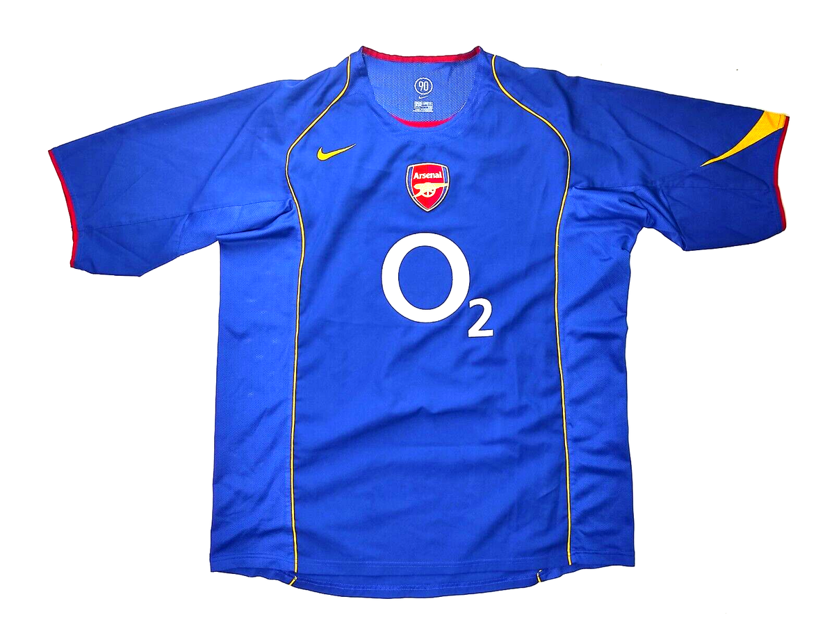 ARSENAL FC 2004-05 AWAY SHIRT NIKE JERSEY SOССER SIZE XXL | eBay