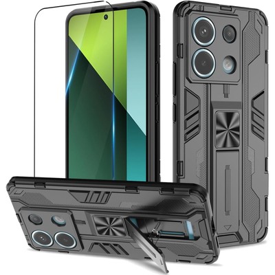 Case Compatible with Xiaomi Redmi Note 13 Pro 5G with Screen Protector, Milit...