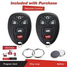 2x New Remote Start Keyless Entry Car Key Fob Transmitter Clicker for 22733524