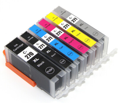 6PK Premium XL Ink Set for Canon Series PGI-270 CLI-271 MG7720 TS8020 TS9020