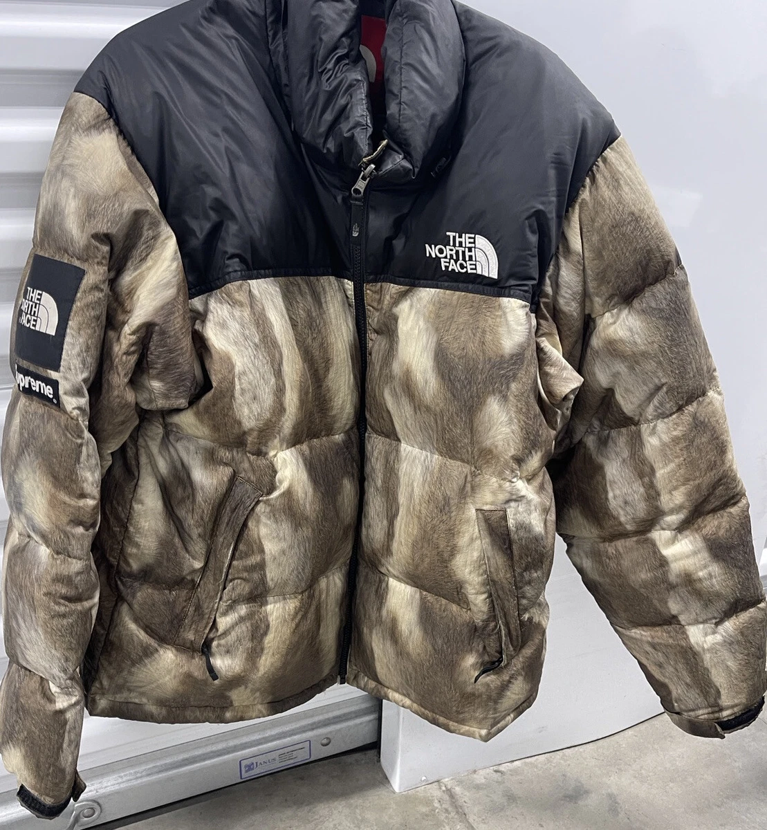 supreme north face Puffer jacket large