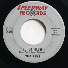 THE REVS - GO OR BLOW / GO OR BLOW TWIST - ROCKABILLY 45