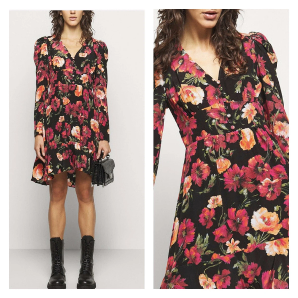 Kooples floral cheap dress
