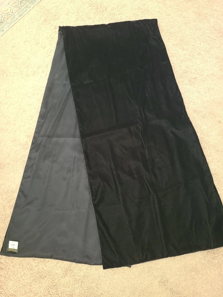 Vestido Jessica McClintock Vintage Terciopelo Envolvente Chal Formal Vacaciones Satén 20x88 Foto 3 de 4