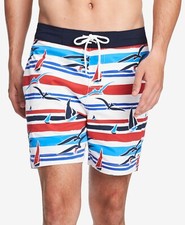 Tommy Hilfiger Mens Point Marina Board Shorts, Size S, MSRP 69