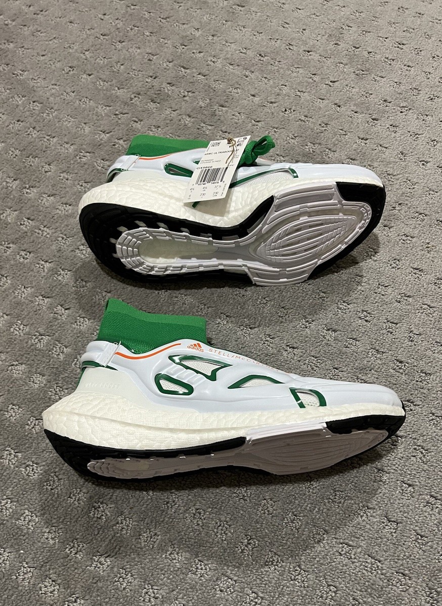 Adidas UltraBoost 22 Stella McCartney High Green White GX9866 Women's Size  6 | eBay