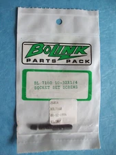 VINTAGE BOLINK 7160 10-32 X 1/4  SOCKET SET SCREWS BL-7160 NIP