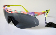 Alpina Made in Germany Shield Yellow Sunglasses Vintage Women Ladys Men Bike