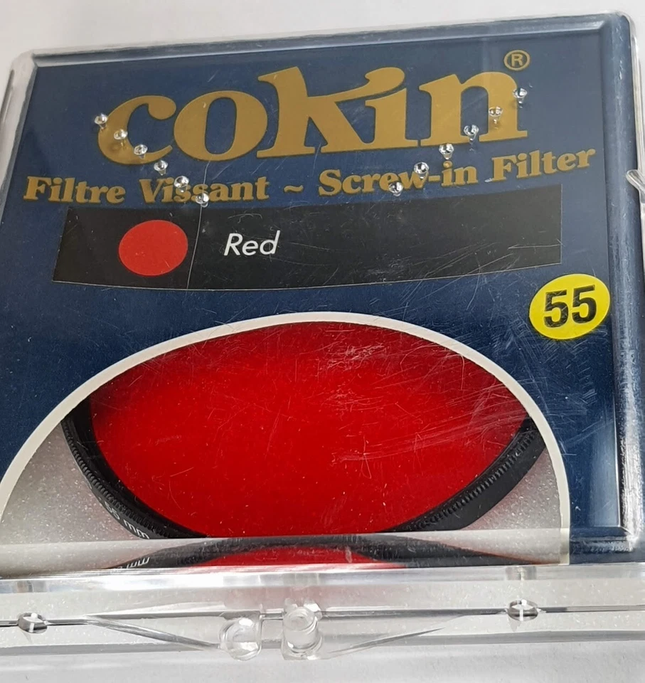Cokin 55mm Red 2 R R-2 Color Conversion Glass Lens Filter 55 mm E55 E-55 France - Image 2 of 4