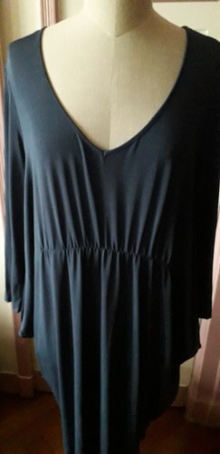 PENNYBLACK / MAX MARA Kleid Gr. XL BLAU, EXTRAVAGANTER SCHNITT - Bild 4 von 12