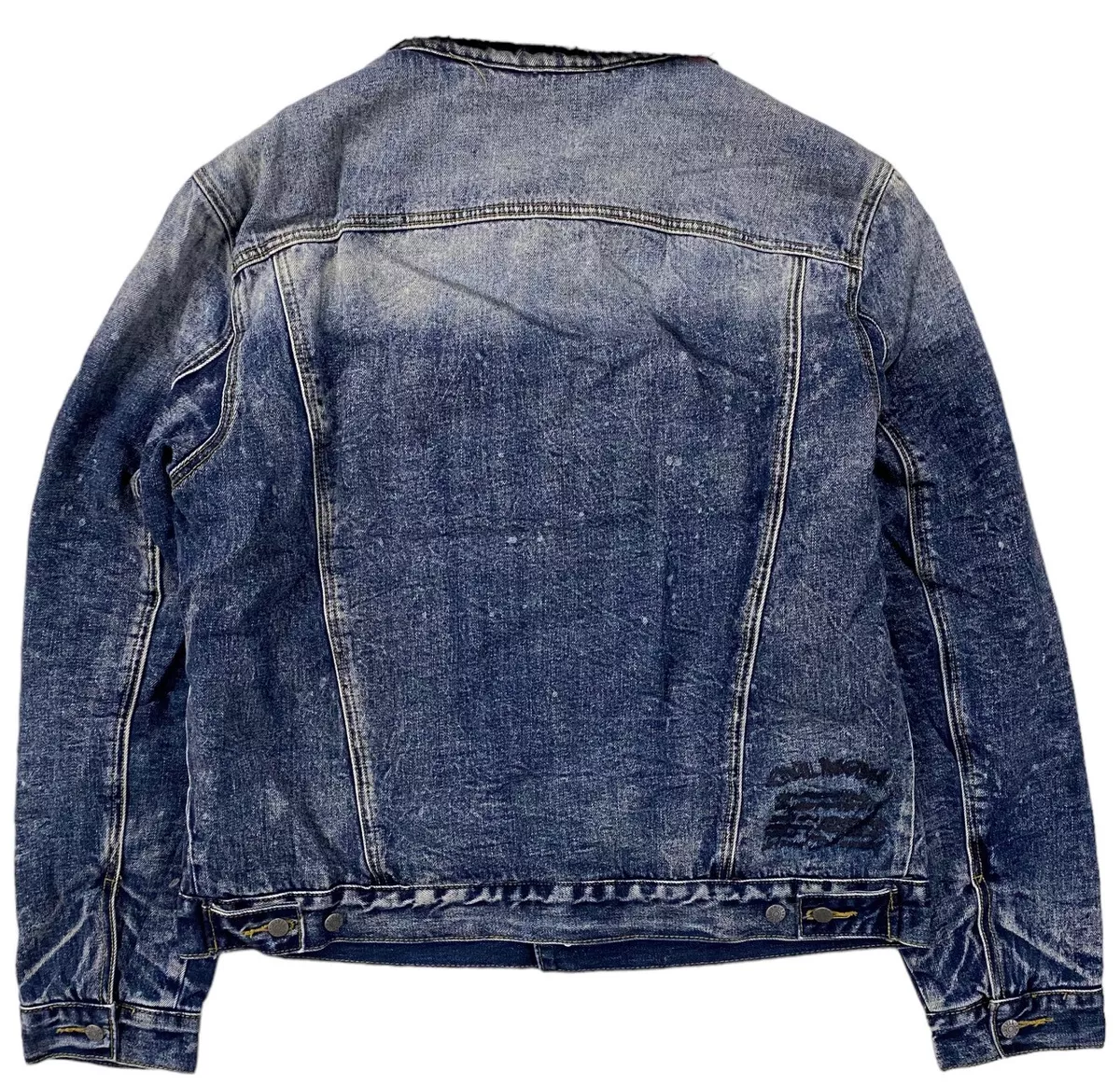 Spotted trucker jacket sales