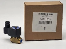 Dema 401P.6D Brass Direct N/C 120VAC DIN Solenoid Valve - 1/4 NPT, Buna
