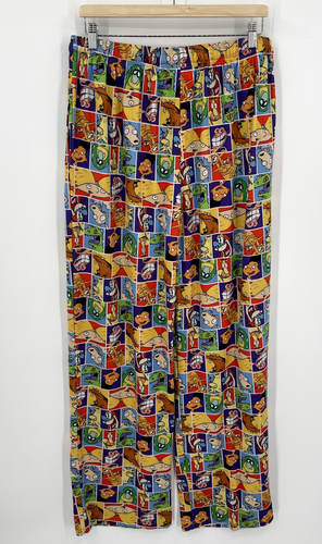 Pantalones de pijama Nickelodeon años 90 para hombre Ren & Stimpy Rugrats Hey Arnold talla XL - Imagen 3 de 4