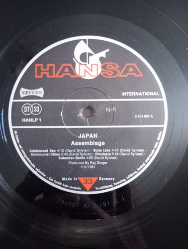 Japan Assemblage Vinyl Only .. - Picture 4 of 5