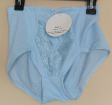 NWT Vintage Jolie Intimates Shaping Panties Control Briefs, Sz L Baby Blue
