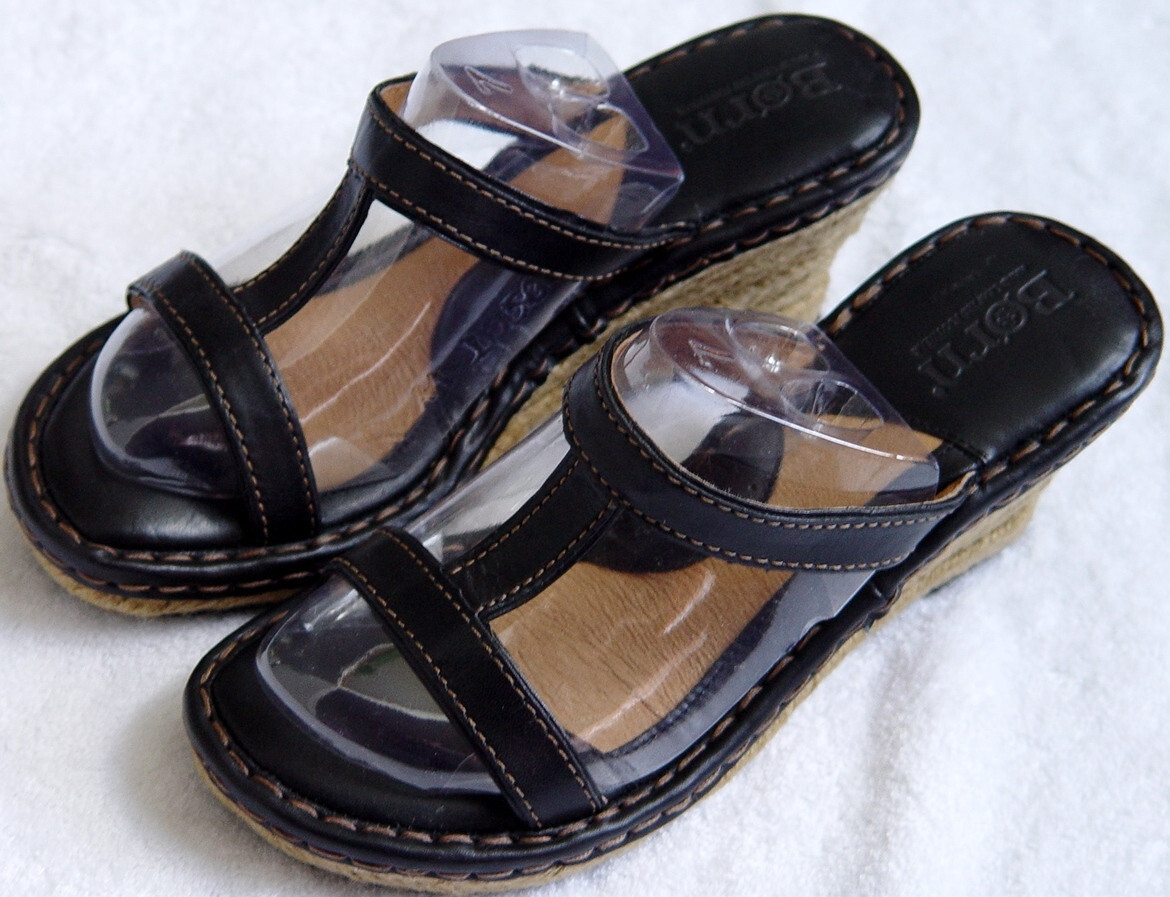 Новые женские черные кожаные босоножки-эспадрильи на танкетке NEW BORN размер 839 5790₽