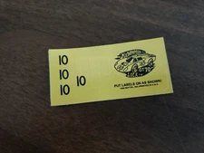 Hot Wheels Lola GT 70 Redline DIE CUT Reproduction Stickers