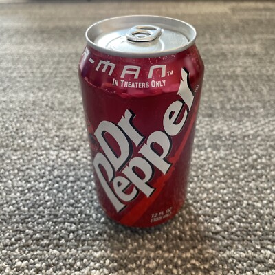 Spider-Man Crawling Movie Promotional 2002 Dr. Pepper Soda Pop Can
